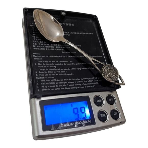 Bahamas Sterling BMC Silver Small Demitasse Souvenir Spoon Vintage 925‎ - Picture 5 of 5